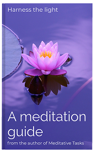 A meditation guide book cover